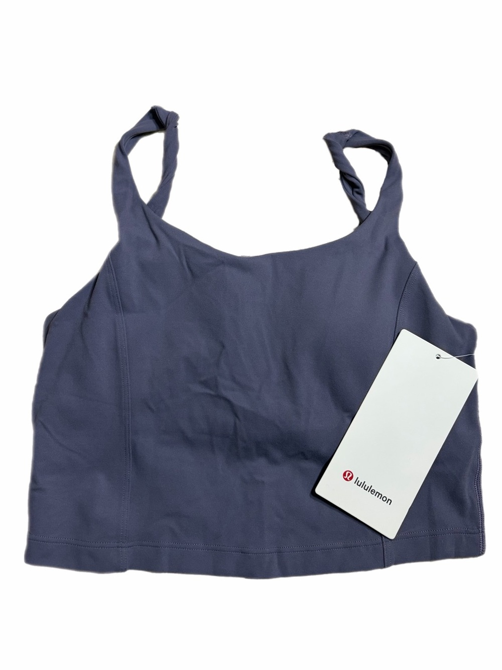 NWT Lululemon Align Twist-Strap Cropped Tank Top (Grape Mist) Size XS